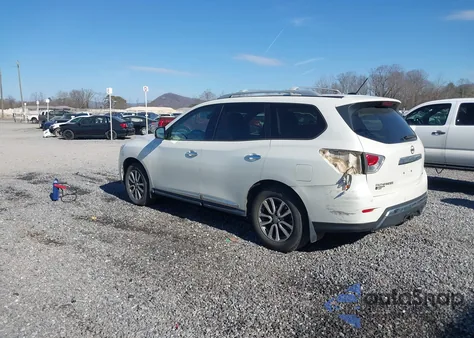2015 Nissan Pathfinder Sl из США, поврежденный, VIN 5N1AR2MN0FC700910